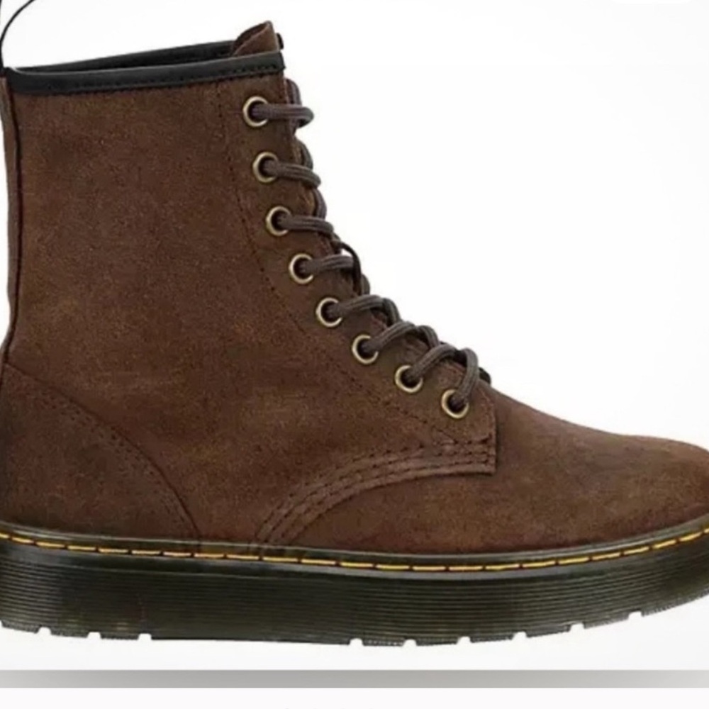 Dr. Martens Brown Combat Boots Zavala